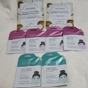 Expressions Hair Mask Set - Pink, Teal, White